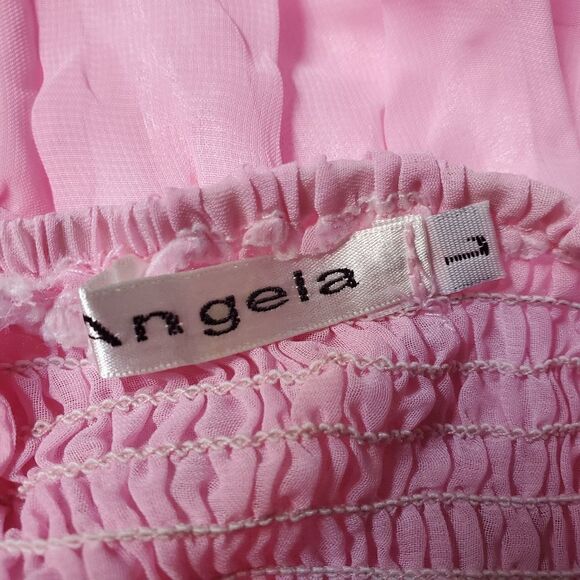 Angela Pink High Low Dress (L) - Picture 5 of 5